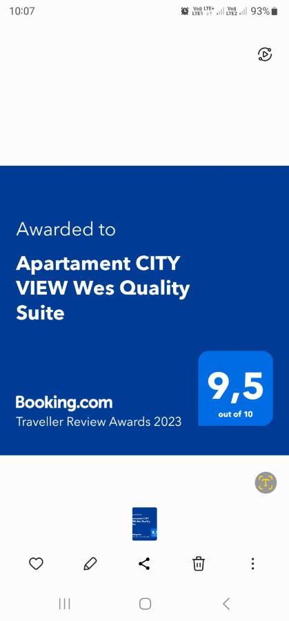 Apartament City View Wes Quality Suite Poznań Eksteriør billede